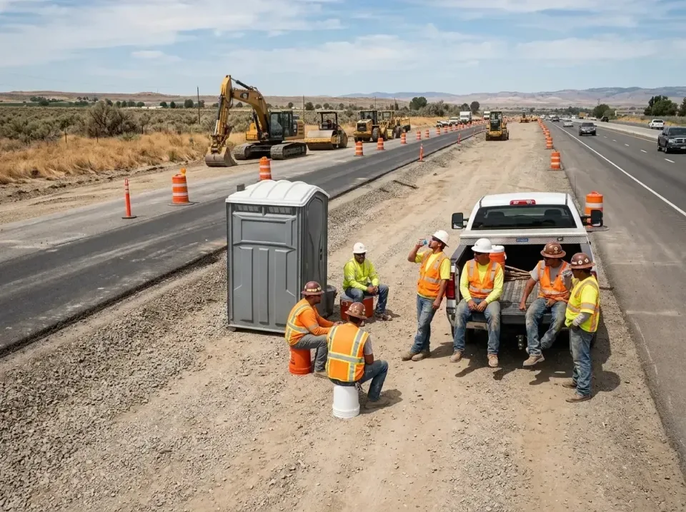 highway-road-construction-crew-007 — frequently asked questions, Porta Potty and Restroom Rentals in Gustine, CA